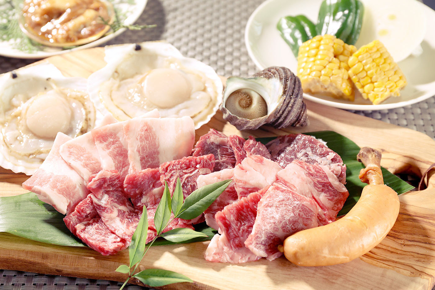 グランピング気分！静かな山間でBBQ